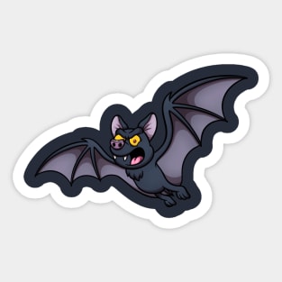 Flying Bat Sticker